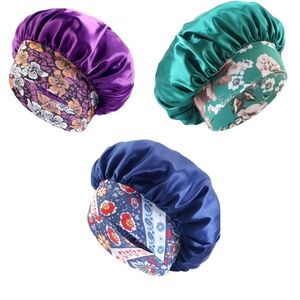 🆕Unisex Hair Bonnet / Sleeping Cap / Night Hat with Wide Elastic Band - NEW